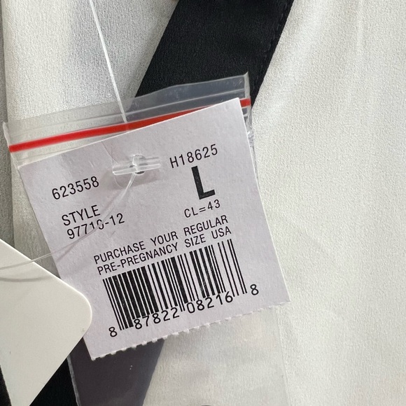 NWT Motherhood Maternity Sheer Blouse - Picture 3 of 3